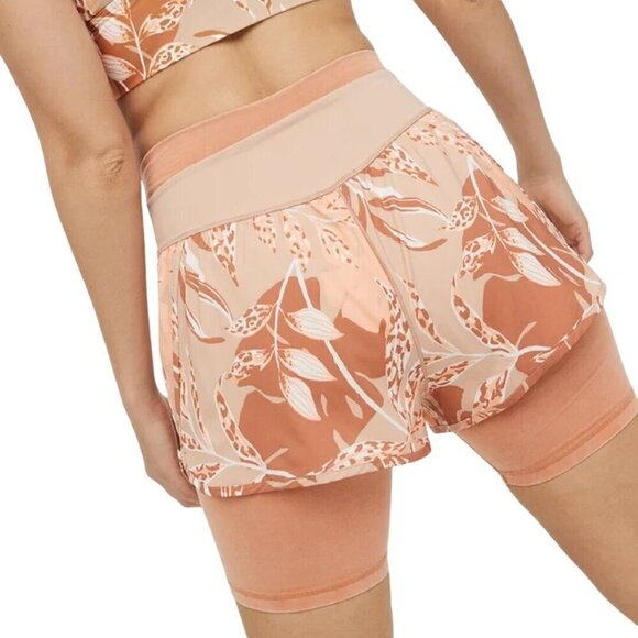 Aerie Offline Lot of 2 Real Me Shorts Apricot Wash Pink Floral Size L - Picture 12 of 16